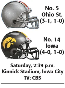 Hawkeyes, Buckeyes seeking momentum from ranked showdown
